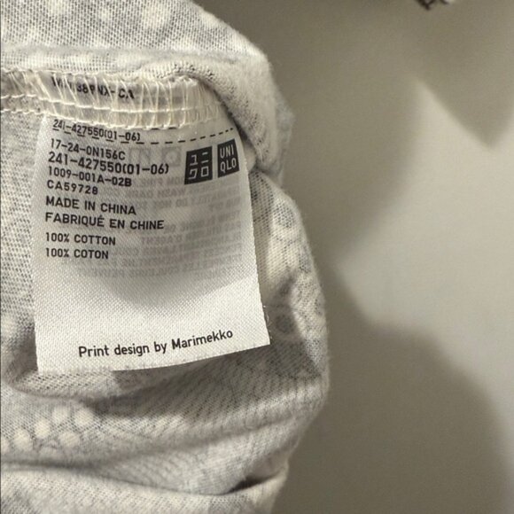 Uniqlo x Merimekko boxy t shirt in size XS - Picture 5 of 6